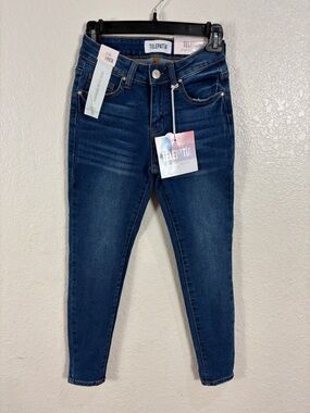 Telepatia Mid-Rise Skinny,Size 3/26,Women's Dark Blue Jeans
